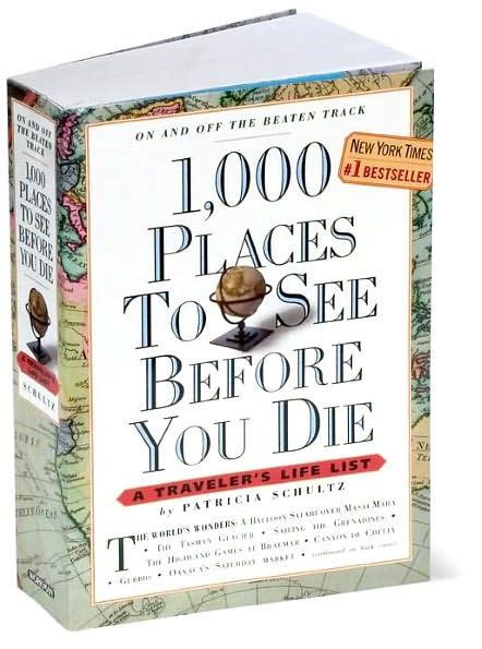 1000 places to see before you die checklist